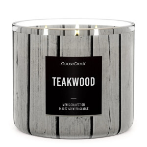 Teakwood - Mens Collection 3-Docht-Kerze 411g