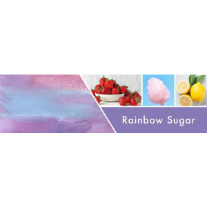 Rainbow Sugar 3-Docht-Kerze 411g