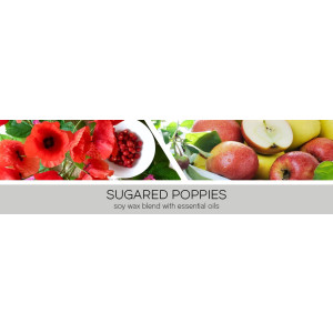 Sugared Poppies - FIGHTER 3-Docht-Kerze 411g