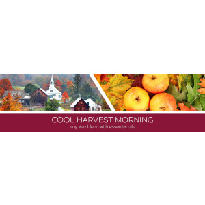 Cool Harvest Morning 3-Docht-Kerze 411g