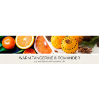 Warm Tangerine & Pomander 3-Docht-Kerze 411g