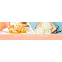 Peach Cobbler Ice Cream 3-Docht-Kerze 411g