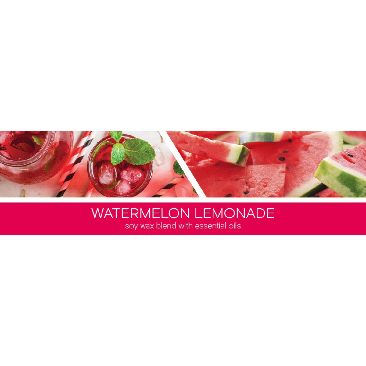 Watermelon Lemonade 3-Docht-Kerze 411g, 25,95