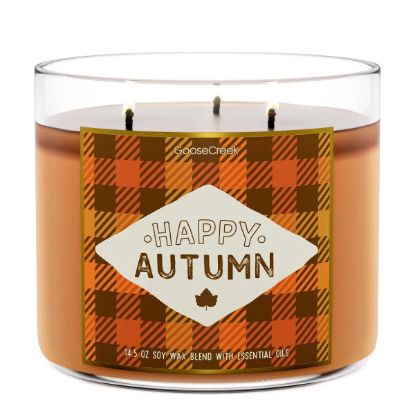 Happy Autumn 3-Wick-Candle 411g