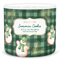 Snowman Cookie 3-Wick-Candle 411g