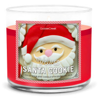 Velvet Santa Cookie 3-Docht-Kerze 411g