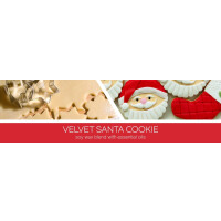 Velvet Santa Cookie 3-Docht-Kerze 411g