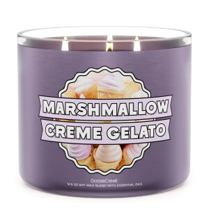 Marshmallow Creme Gelato 3-Wick-Candle 411g