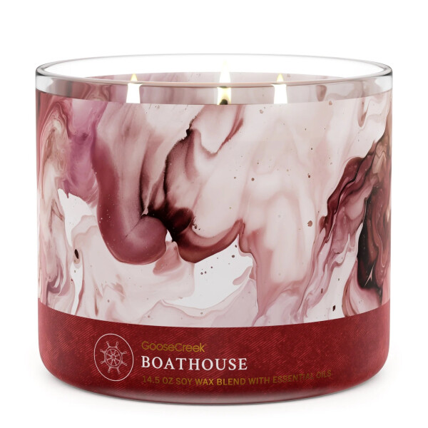 Boathouse 3-Wick-Candle 411g