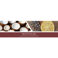 Boathouse 3-Wick-Candle 411g