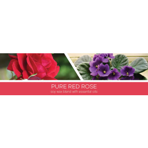 Pure Red Rose 3-Docht-Kerze 411g