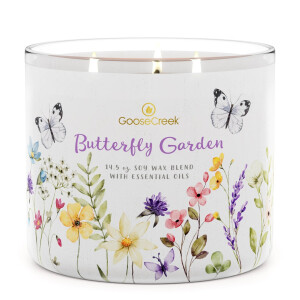 Butterfly Garden 3-Docht-Kerze 411g