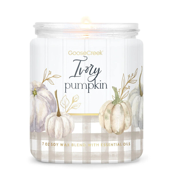 Ivory Pumpkin 1-Wick-Candle 198g