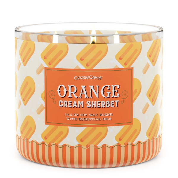 Orange Cream Sherbet 3-Docht-Kerze 411g