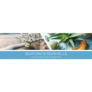 Seafoam & Seashells 3-Wick-Candle 411g