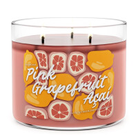 Pink Grapefruit Acai 3-Wick-Candle 411g