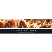 Black Candy Apple 3-Wick-Candle 411g Halloween Collection