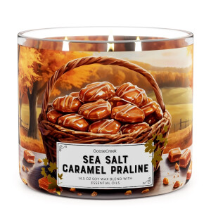 Sea Salt Caramel Praline 3-Wick-Candle 411g