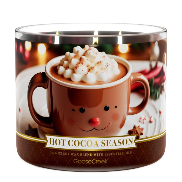 Hot Cocoa Season 3-Wick-Candle 411g