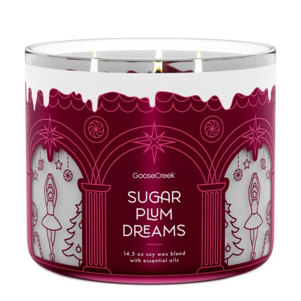 Sugar Plum Dreams 3-Docht-Kerze 411g