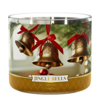 Jingle Bells 3-Docht-Kerze 411g