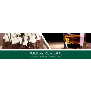 Holiday Rum Cake 3-DWick-Candle 411g