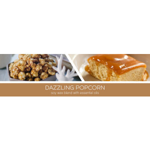 Dazzling Popcorn 3-Docht-Kerze 411g