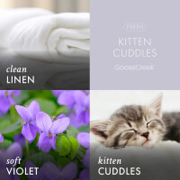 Kitten Cuddles 3-Docht-Kerze 411g