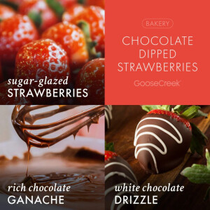 Chocolate Dipped Strawberries 3-Docht-Kerze 411g