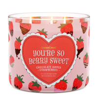 Chocolate Dipped Strawberries 3-Wick-Candle 411g