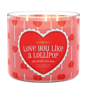 Red Heart Lollipop 3-Wick-Candle 411g