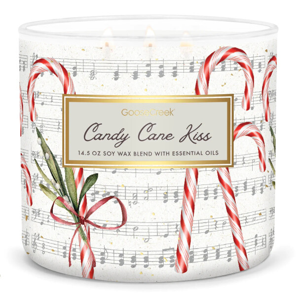Candy Cane Kiss 3-Docht-Kerze 411g